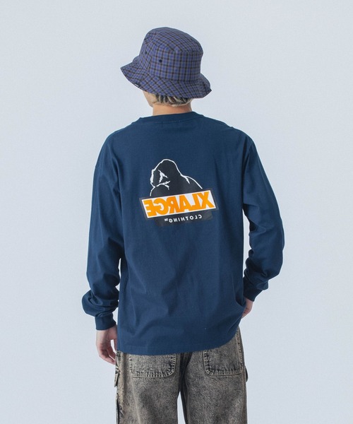 XLARGE（エクストララージ）の「【販売終了】BACKSIDE OG L/S TEE（Tシャツ/カットソー・メンズ・ブラック/ホワイト/ブラウン/ネイビー・S/M/L/XL/XXL）」の18枚目の写真