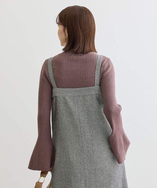 ELENCARE DUE（エレンカーレデュエ）の「・ELENCARE DUE ツイードZIPUPジャンスカ（ジャンパースカート・レディース・ベージュ・FREE）」の15枚目の写真