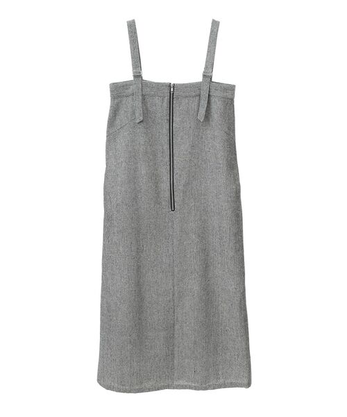 ELENCARE DUE（エレンカーレデュエ）の「・ELENCARE DUE ツイードZIPUPジャンスカ（ジャンパースカート・レディース・ベージュ・FREE）」の9枚目の写真