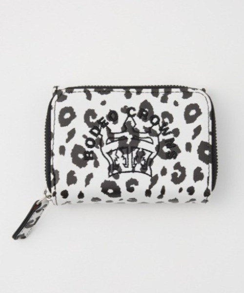 RODEO CROWNS WIDE BOWL（ロデオクラウンズワイドボウル）の「ロゴミニウォレット（財布・レディース・ピンク/ブラック/マルチ・FREE）」の3枚目の写真