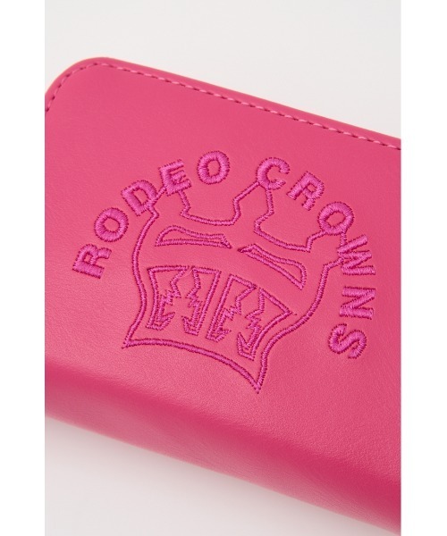 RODEO CROWNS WIDE BOWL（ロデオクラウンズワイドボウル）の「ロゴミニウォレット（財布・レディース・ピンク/ブラック/マルチ・FREE）」の18枚目の写真