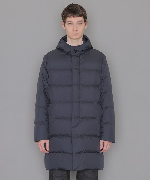 マッキントッシュロンドン　ダウンコート　ジャケット　タフタ　ジャケット　ロング ポリエステルタフタフーデットダウンアウター(コート)｜MACKINTOSH