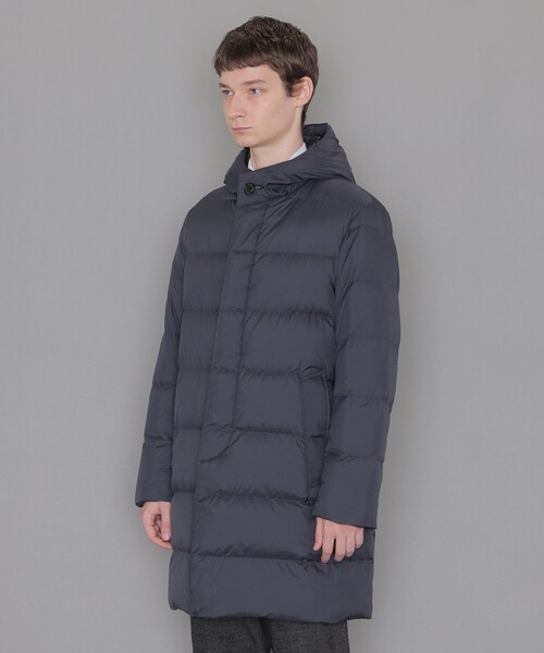 MACKINTOSH LONDON(マッキントッシュ ロンドン)の「【WEB・一部店舗限定】ナイロンタフタフーデッドダウンアウター(ダウンジャケット/コート・メンズ・チャコールグレー/ネイビー・38/40)」の10枚目の写真