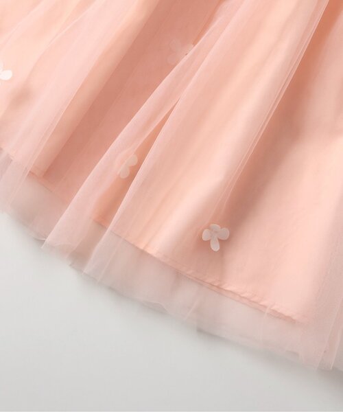 apres les cours（アプレレクール）の「【フォーマル対応/ジュニア対応】ヨークレースチュールワンピース＿アプレレクールマシェリ（ワンピース・キッズ・アイボリー/サーモンピンク・140/90/110/120/80/130/100）」の20枚目の写真
