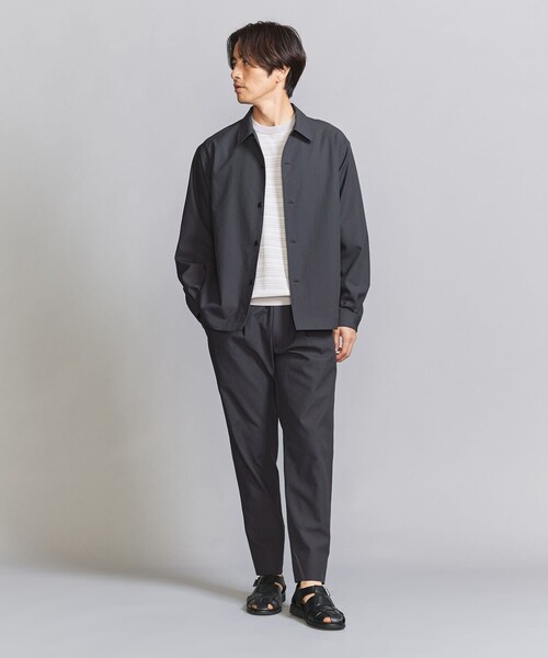 美品　23SS　ユナイテッドアローズ　テントシルエット　シャツ　サックスブルー 美品 23SS ユナイテッドアローズ テントシルエット シャツ