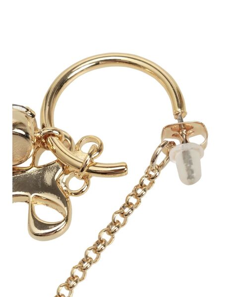 EMODA（エモダ）の「クリスタルリボンピアス（ピアス（両耳用）・レディース・シルバー/ゴールド・FREE）」の7枚目の写真