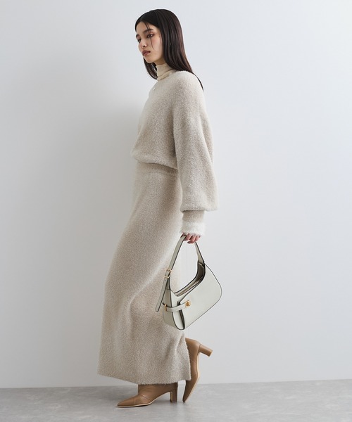 VIS(ビス)の「【セットアップ対応】ラメシャギーニットプルオーバー【静電気防止】(ニット/セーター・レディース・ライトグレー/ベージュ系その他/ピンク系その他2・FREE)」の16枚目の写真