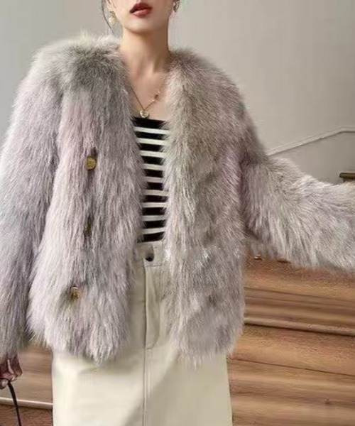 セール】もこもこ フェイクファー コート（その他アウター）｜Ritzy