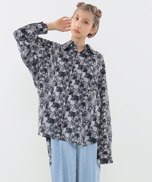 mmts（マミタス）の「【COLLABORATION】unoa / シャツ（シャツ/ブラウス・レディース・ブラック/ブラウン・SMALL/MEDIUM）」の10枚目の写真