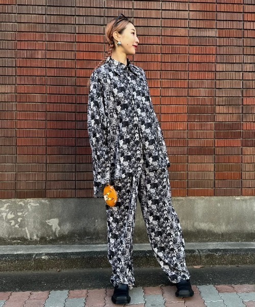 mmts（マミタス）の「【COLLABORATION】unoa / シャツ（シャツ/ブラウス・レディース・ブラック/ブラウン・SMALL/MEDIUM）」の5枚目の写真