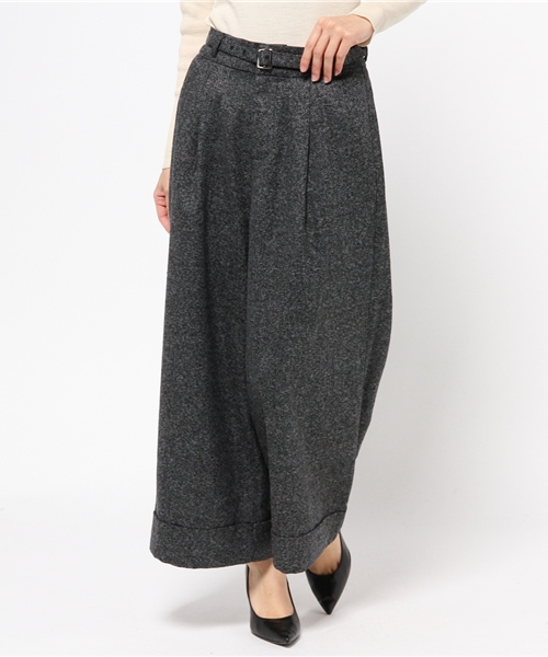 mystic（ミスティック）の「【mystic】ベルトワイドパンツ（その他パンツ・レディース・チャコールグレー/グレー/ネイビー・2/1）」の2枚目の写真