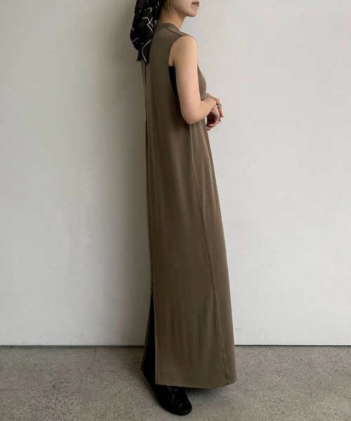 anuke（アンヌーク）の「anuke Sleeveless Cut Onepiece スリーブレス