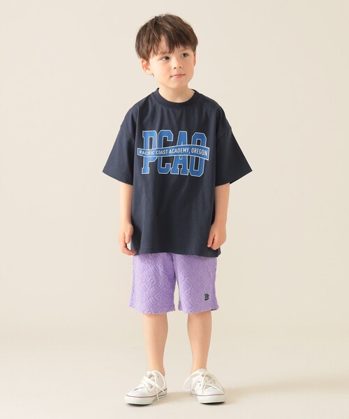 BEAMS mini(ビームスミニ)の「ロゴ パイル ショートパンツ 2025SS(90~150cm)(その他パンツ・キッズ・グリーン系その他3/パープル系その他3/ライトグレー・140/130/120/110/100/90/150)」の19枚目の写真