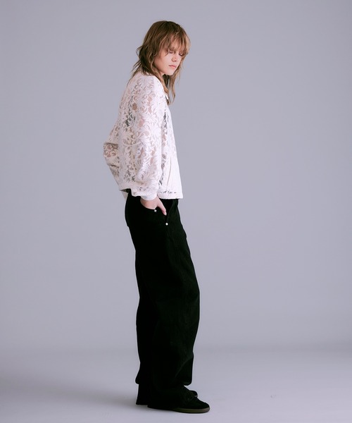 NOISE MAKER（ノイズメーカー）の「バレルレッグジーンズ（デニムパンツ・レディース・インディゴブルー/ブラック・XS/M/S）」の4枚目の写真