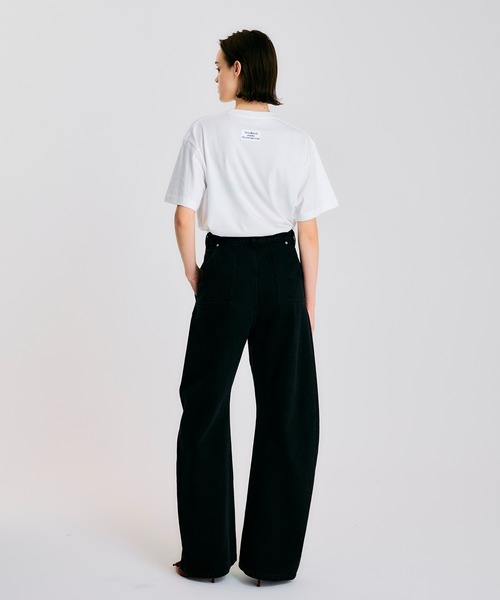 NOISE MAKER（ノイズメーカー）の「バレルレッグジーンズ（デニムパンツ・レディース・インディゴブルー/ブラック・XS/M/S）」の11枚目の写真