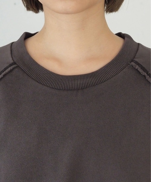 ヴィンテージ加工ラグランスウェット