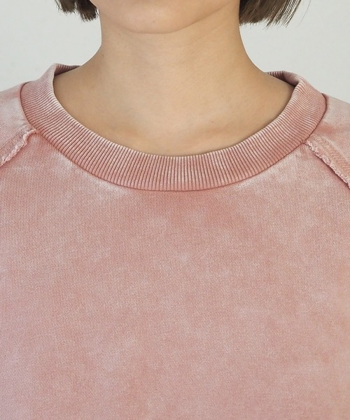 ヴィンテージ加工ラグランスウェット