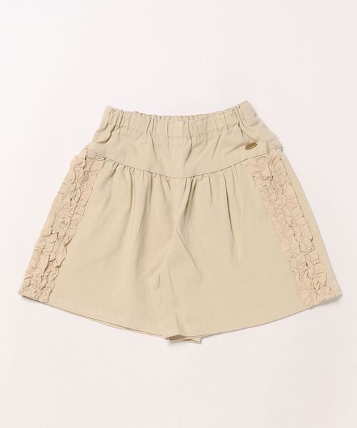 HAKKA KIDS(ハッカキッズ)の「スーパーストレッチツイルフリルキュロット(スカート・キッズ・グレー/ベージュ・130cm/120cm/110cm)」の1枚目の写真