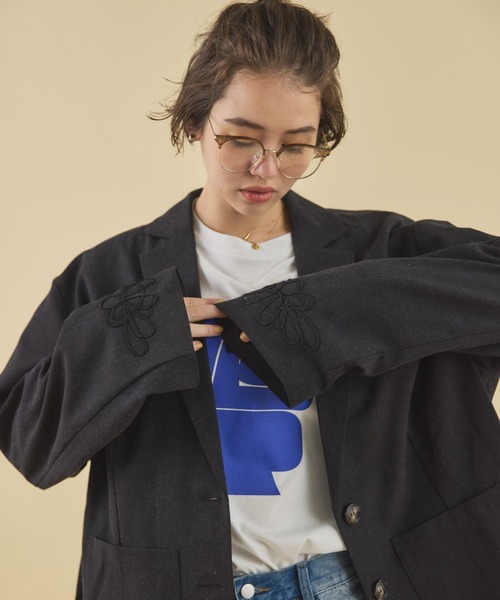 セール】【ZOZO限定／追加】EMBROIDERY JACKET（テーラード