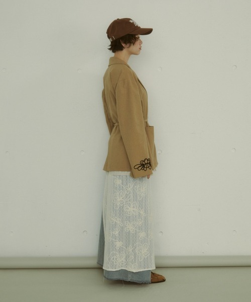 【MIRROR STOKE】EMBROIDERY JACKET MIRROR STOKE ジャケット テーラードジャケット 「ZOZO限定