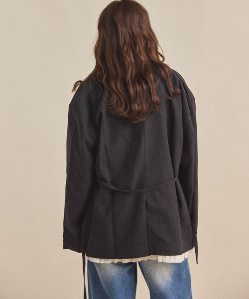 【MIRROR STOKE】EMBROIDERY JACKET ZOZO限定／追加】EMBROIDERY JACKET（テーラードジャケット