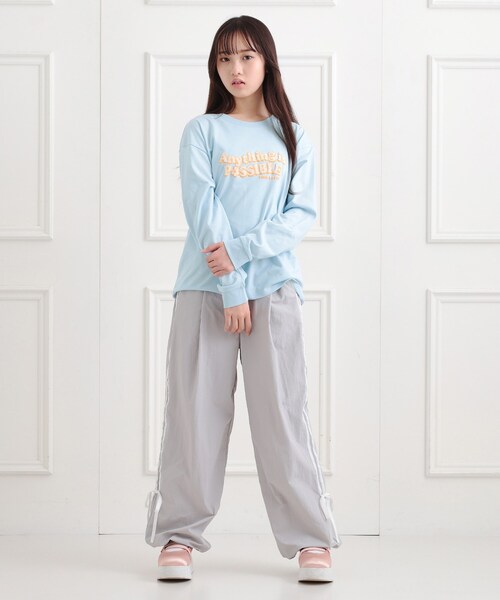 セール】ロゴ発砲プリントロンT（Tシャツ/カットソー）｜PINK