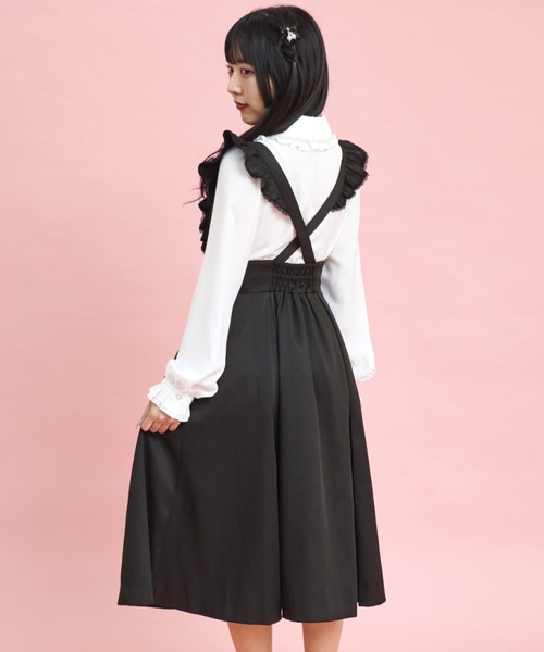 Secret Honey（シークレットハニー）の「マチ付きスカート（スカート・レディース・ブラック/チェック/ブルー・MEDIUM）」の10枚目の写真