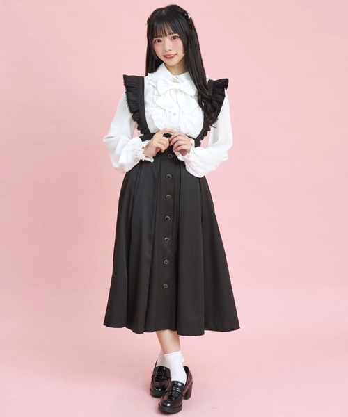 Secret Honey（シークレットハニー）の「マチ付きスカート（スカート・レディース・ブラック/チェック/ブルー・MEDIUM）」の12枚目の写真