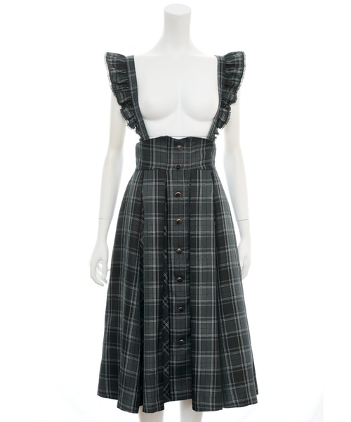 Secret Honey（シークレットハニー）の「マチ付きスカート（スカート・レディース・ブラック/チェック/ブルー・MEDIUM）」の6枚目の写真