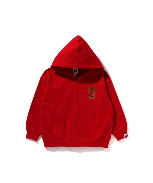 A BATHING APE® Kids Baby Milo Game Pattern Zip Hoodie | Bape