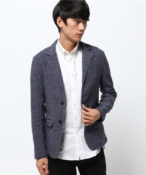 SHIPS JET BLUE（シップスジェットブルー）の「SHIPS JET BLUE(シップス ジェットブルー): ジャズネップカットジャケット（テーラードジャケット・メンズ・チャコールグレー/ネイビー・LARGE/MEDIUM/SMALL）」の8枚目の写真