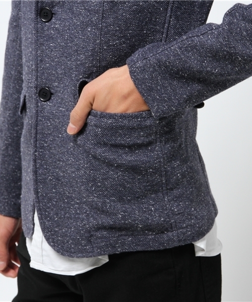SHIPS JET BLUE（シップスジェットブルー）の「SHIPS JET BLUE(シップス ジェットブルー): ジャズネップカットジャケット（テーラードジャケット・メンズ・チャコールグレー/ネイビー・LARGE/MEDIUM/SMALL）」の11枚目の写真