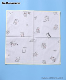Flowering（フラワーリング）の「I’M DORAEMON/綿ハンカチ（ハンカチ/ハンドタオル）」