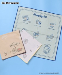 Flowering（フラワーリング）の「I’M DORAEMON/綿ハンカチ（ハンカチ/ハンドタオル）」