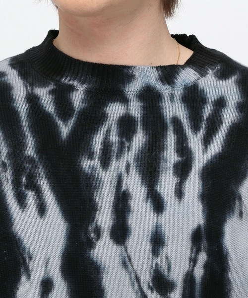 3.3 Field Trip （3.3フィールドトリップ）の「3.3 Field Trip／スプレーニットプルオーバー（ニット/セーター・メンズ・グレー/ブラック・FREE）」の20枚目の写真