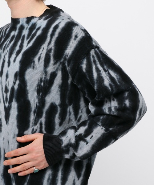 3.3 Field Trip （3.3フィールドトリップ）の「3.3 Field Trip／スプレーニットプルオーバー（ニット/セーター・メンズ・グレー/ブラック・FREE）」の21枚目の写真