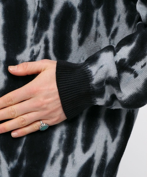 3.3 Field Trip （3.3フィールドトリップ）の「3.3 Field Trip／スプレーニットプルオーバー（ニット/セーター・メンズ・グレー/ブラック・FREE）」の22枚目の写真