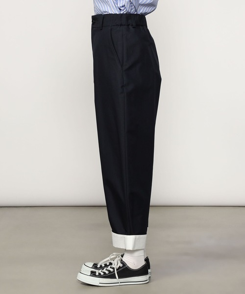 nicholson&nicholson（ニコルソンアンドニコルソン）の「nicholson & nicholson | コットンナイロン オーバルパンツ WOMEN（その他パンツ・レディース・ネイビー・38）」の10枚目の写真