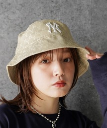 En serio TOKYO（エンソリオトーキョー）の「【日本未発売/WEB限定】MLB Korea(エムエルビーコリア)/総柄バケットハット（キャップ）」