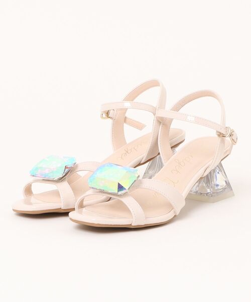 Bridget Birkin(ブリジットバーキン)の「【Bridget Birkin】ビッグビジューサンダル(552008)(サンダル・レディース・シルバー/ベージュ/ピンク・23.5/24.5/24/23/22.5)」の4枚目の写真