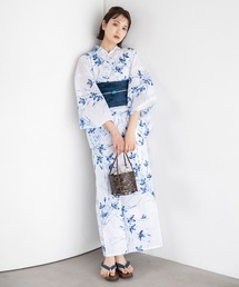 お嬢さん総レースレースフリルセパレート浴衣（浴衣）｜NOEMIE