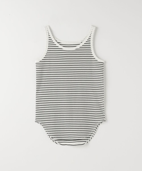 green label relaxing(グリーンレーベルリラクシング)の「ベーシック リブ タンクトップ 2(タンクトップ・レディース・ブラック/オフホワイト/その他1/ダークグレー・FREE)」の13枚目の写真