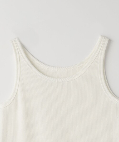 green label relaxing(グリーンレーベルリラクシング)の「ベーシック リブ タンクトップ 2(タンクトップ・レディース・ブラック/オフホワイト/その他1/ダークグレー・FREE)」の19枚目の写真
