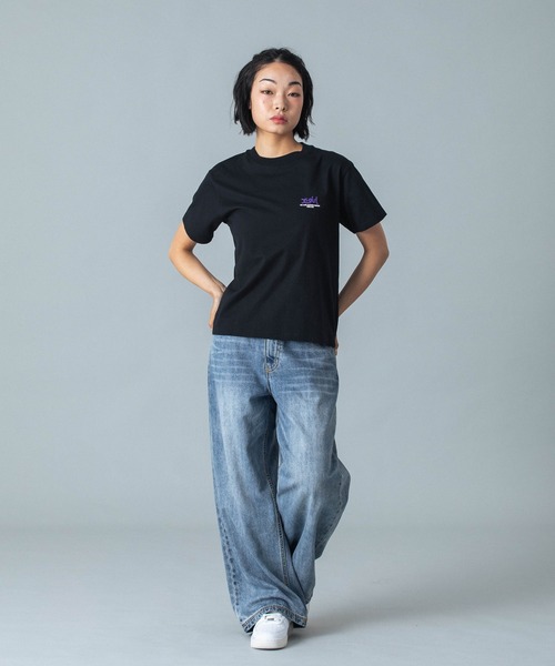 X-girl(エックスガール)の「WAIST ADJUST DENIM PANTS(デニムパンツ・レディース・ブラック/ライトインディゴブルー・M/XS/S)」の16枚目の写真