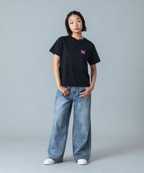 X-girl(エックスガール)の「WAIST ADJUST DENIM PANTS(デニムパンツ・レディース・ブラック/ライトインディゴブルー・M/XS/S)」の21枚目の写真