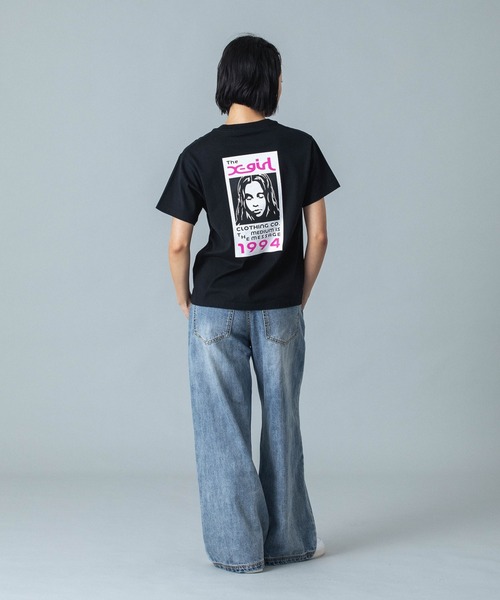 X-girl(エックスガール)の「WAIST ADJUST DENIM PANTS(デニムパンツ・レディース・ブラック/ライトインディゴブルー・M/XS/S)」の22枚目の写真