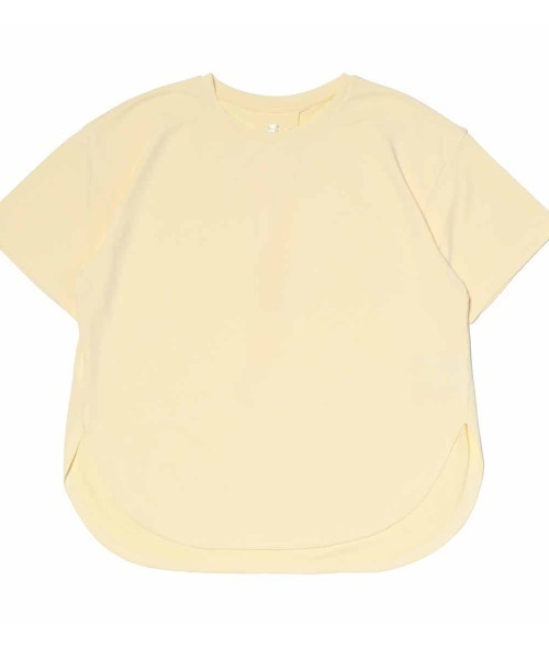TIGORA（ティゴラ）の「ティゴラ TIGORA iCOOL 遮熱UV チュニックTシャツ（Tシャツ/カットソー・レディース・ペールイエロー/ライラック/ブラック/ダークグレー/ライトグレー/サックスブルー・S/M/L/XL）」の6枚目の写真