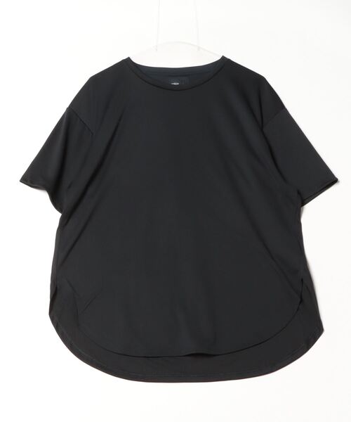 TIGORA（ティゴラ）の「ティゴラ TIGORA iCOOL 遮熱UV チュニックTシャツ（Tシャツ/カットソー・レディース・ペールイエロー/ライラック/ブラック/ダークグレー/ライトグレー/サックスブルー・S/M/L/XL）」の11枚目の写真