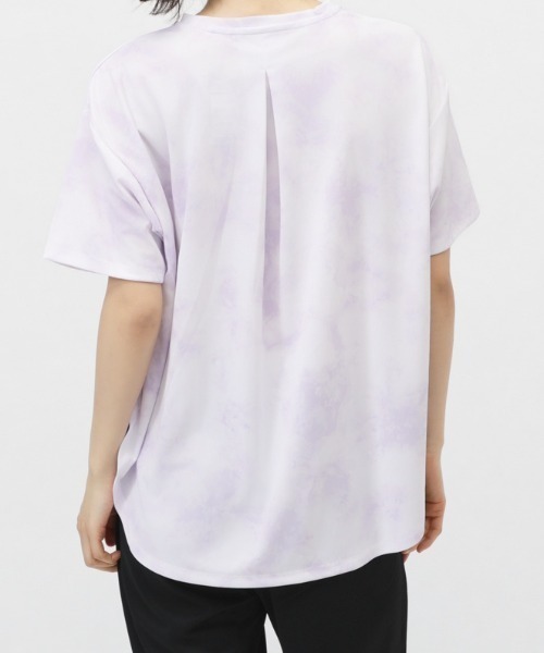 TIGORA（ティゴラ）の「ティゴラ TIGORA iCOOL 遮熱UV チュニックTシャツ（Tシャツ/カットソー・レディース・ペールイエロー/ライラック/ブラック/ダークグレー/ライトグレー/サックスブルー・S/M/L/XL）」の13枚目の写真