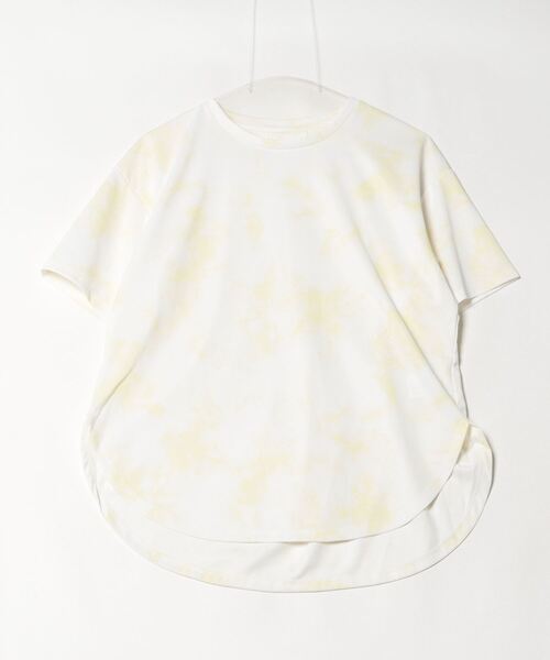 TIGORA（ティゴラ）の「ティゴラ TIGORA iCOOL 遮熱UV チュニックTシャツ（Tシャツ/カットソー・レディース・ペールイエロー/ライラック/ブラック/ダークグレー/ライトグレー/サックスブルー・S/M/L/XL）」の7枚目の写真
